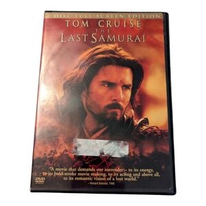 The Last Samurai 2003 Film, 2-Disc Full-Screen DVD